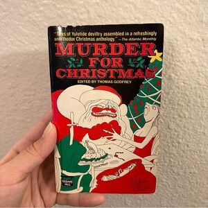 Murder for Christmas Vintage Book  - Red and Green